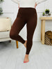 Sculpted Comfort Leggings in Brown