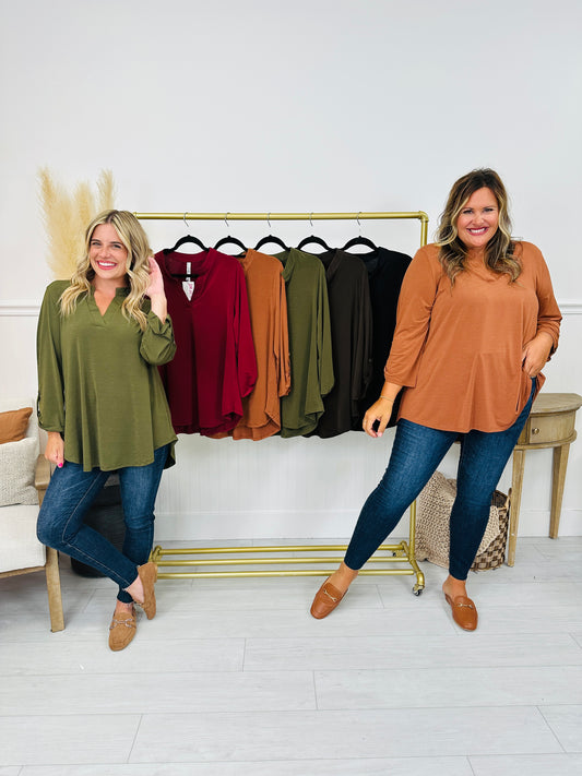 Feel Your Best Top- Multiple Colors!