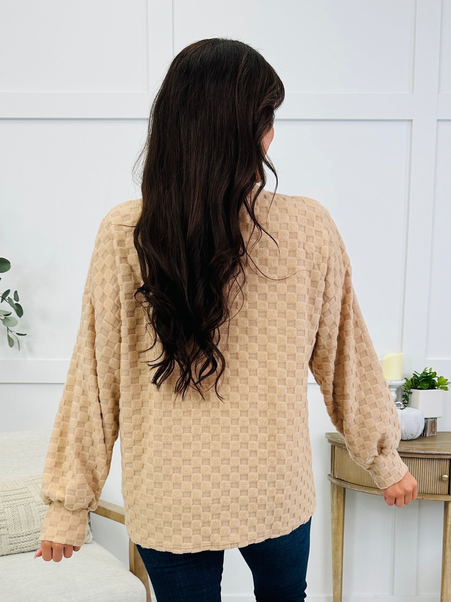 Cubed and Cozy Cardigan