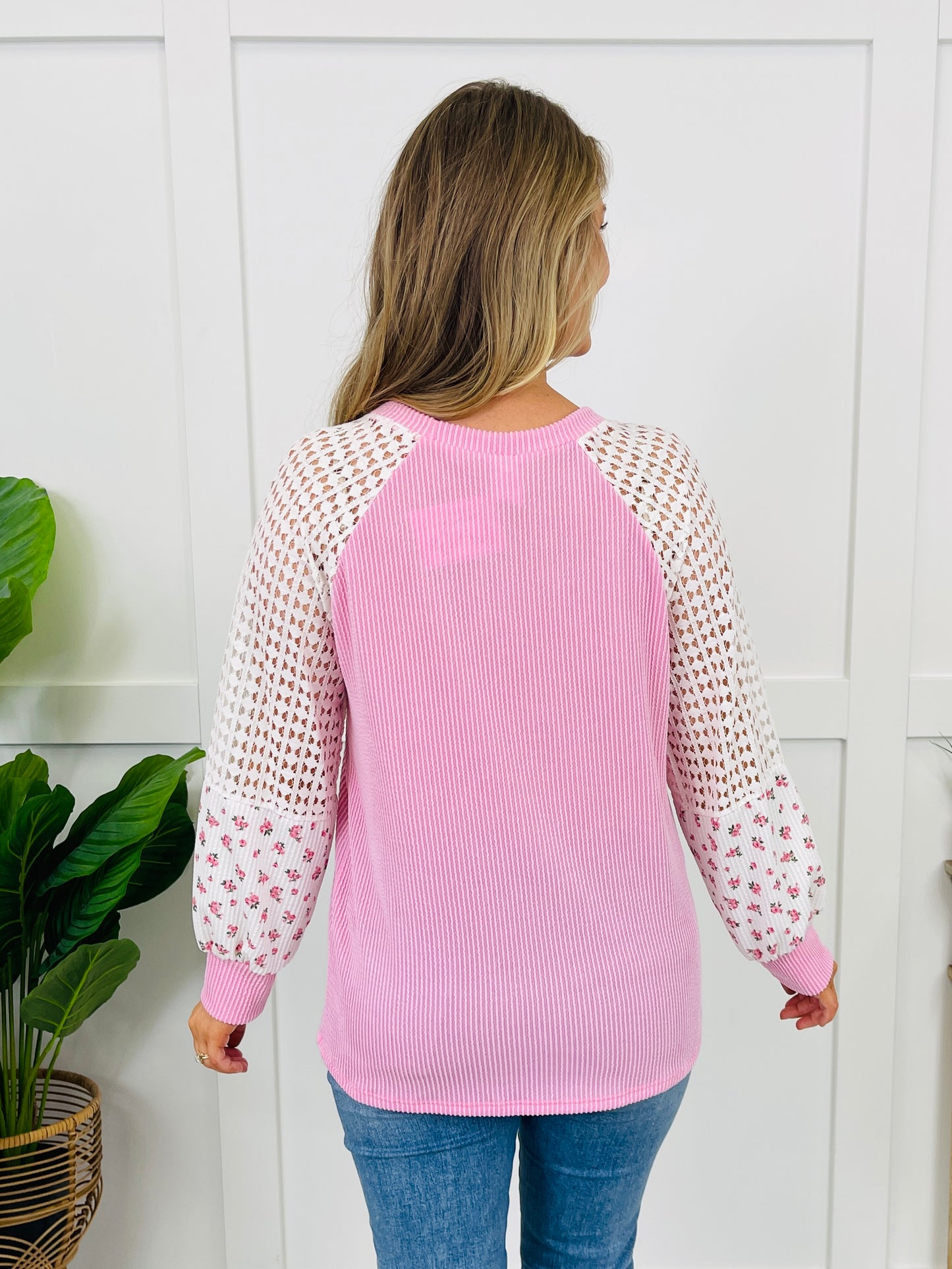 Rosy Rhythm Sweater