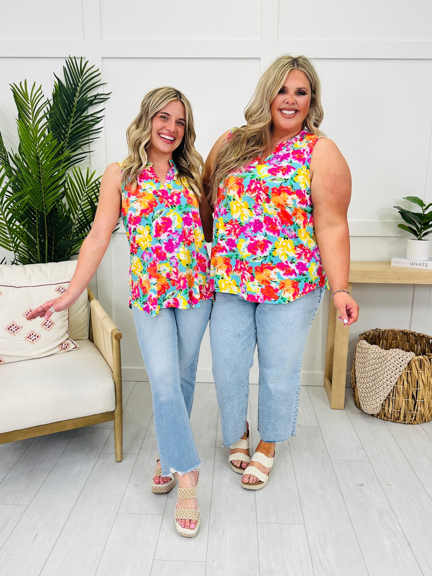 Sunny Days Tank Top in Palm Beach