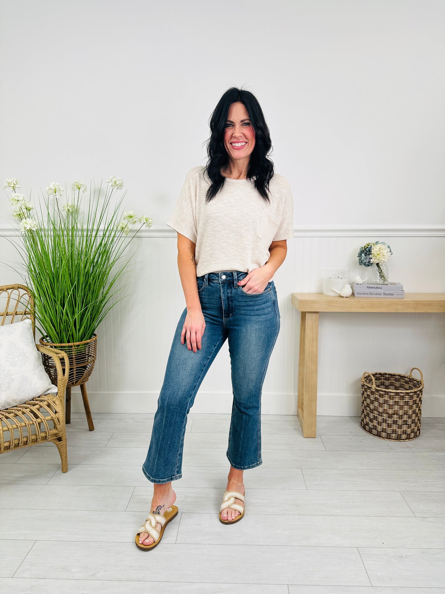 Judy Blue Kick Start Tummy Control Kick Flare Jeans