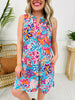 Palms And Plans Dress in Santa Monica Print