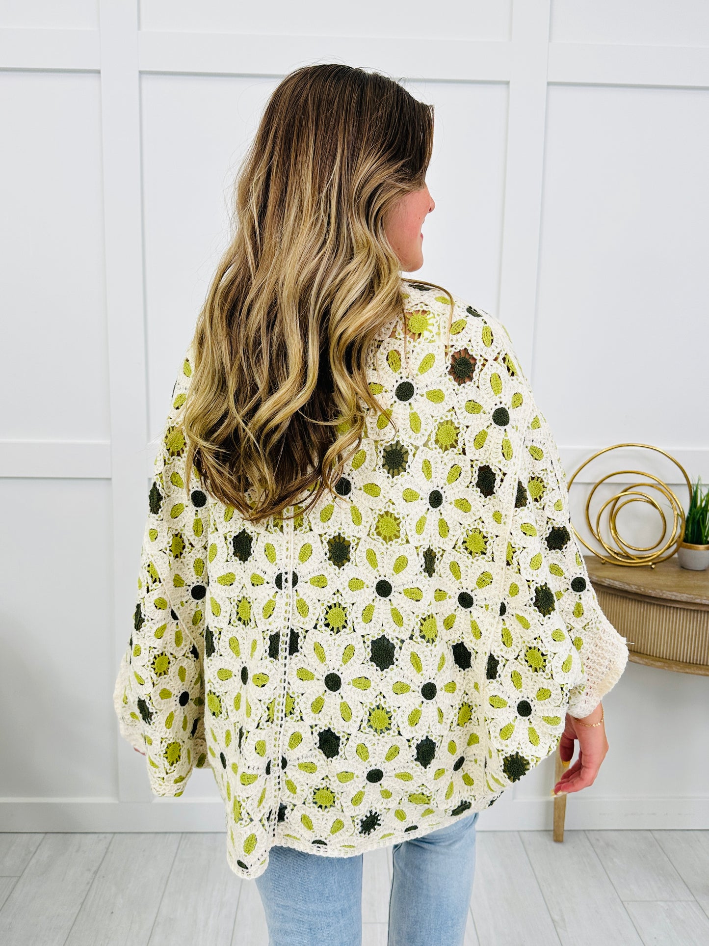 Floral Framework Cardigan