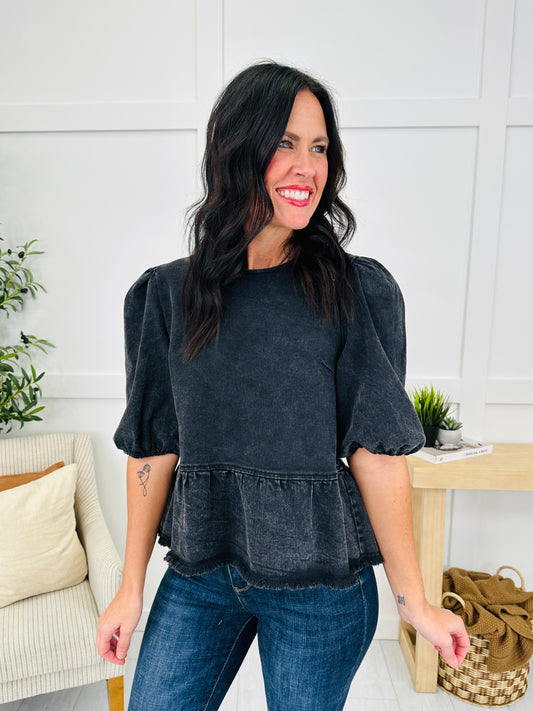 Back To Romance Top in Black