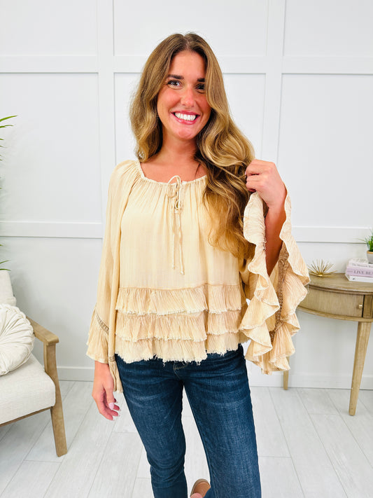 Dreamer's Delight Top In Almond