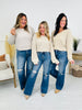 By Your Side Wide Leg Tummy Control Jeans