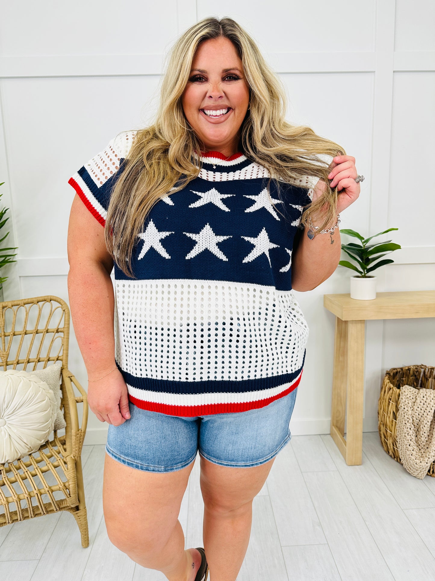 Star Spangled Babe Top