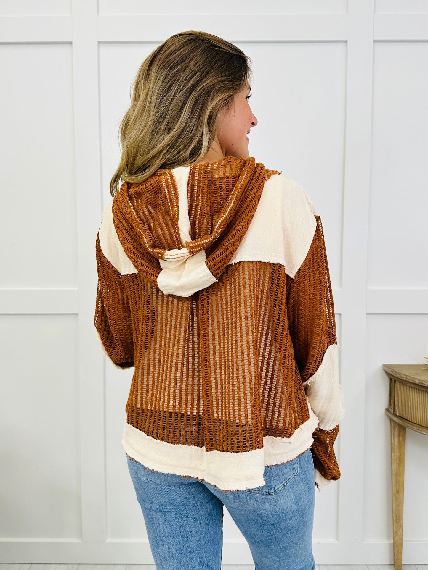 Restless & Free Jacket In Choco Multi