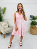 Flow And Flare Dress in Light Pink