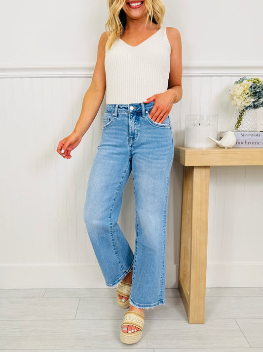 Always In Style Ankle Straight Tummy Control Jeans