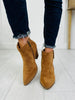 Downtown Days Booties In Tan