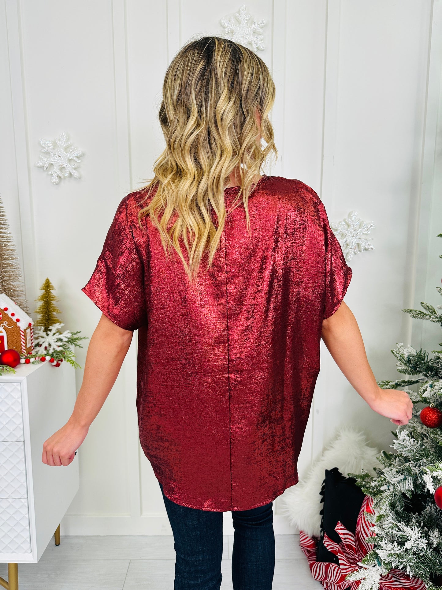 All That Shimmers Top- Multiple Colors!