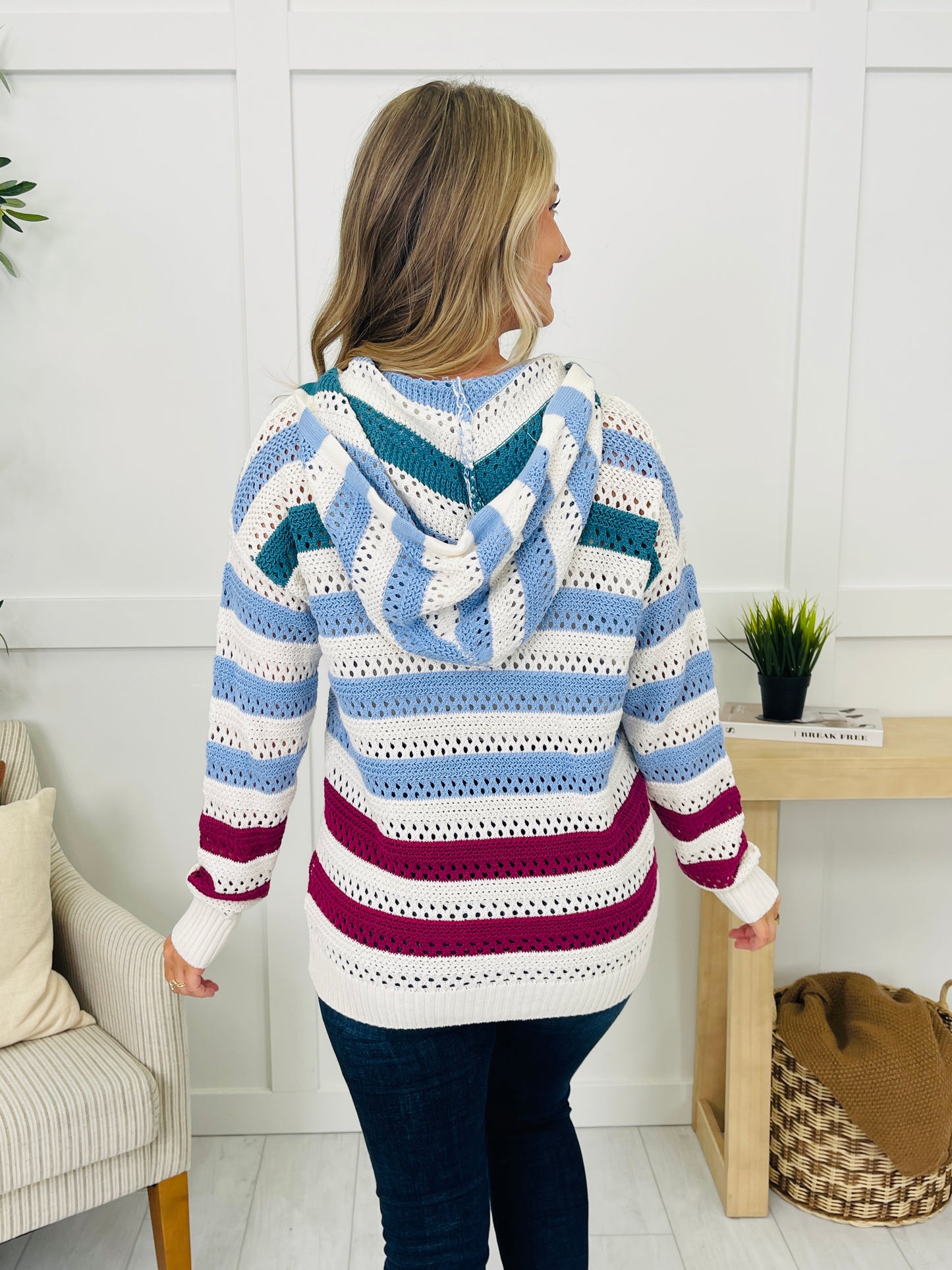 Colorful Waves Sweater