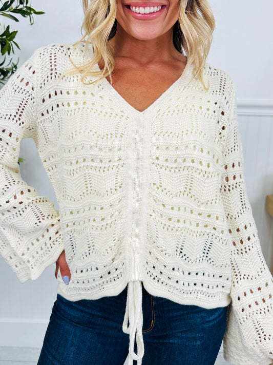 Sweetest Surrender Top In Ivory