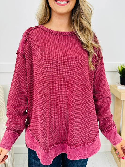 Nothing But Time Pullover- Multiple Colors!