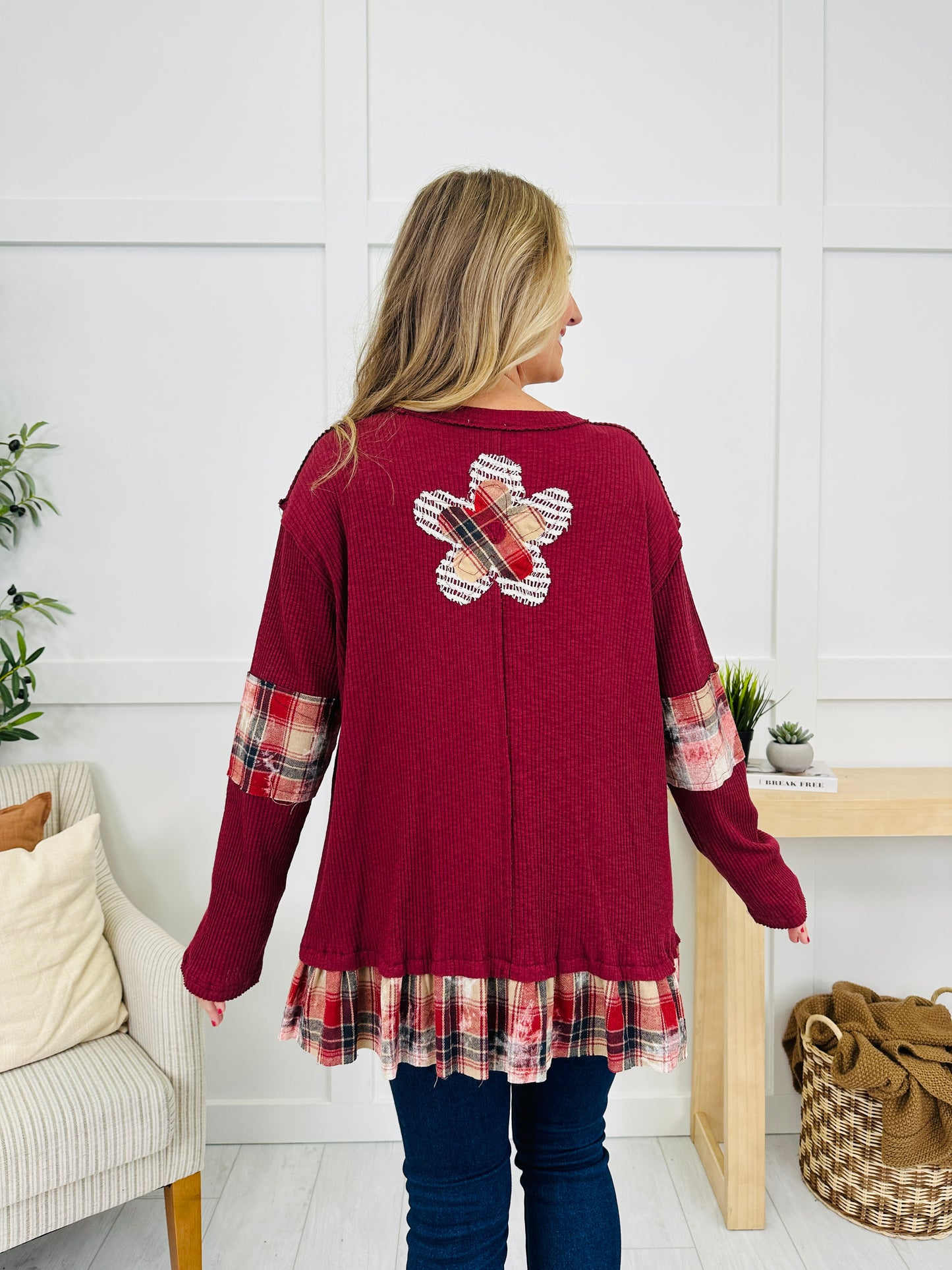 Rewriting The Rules Top In Burgundy