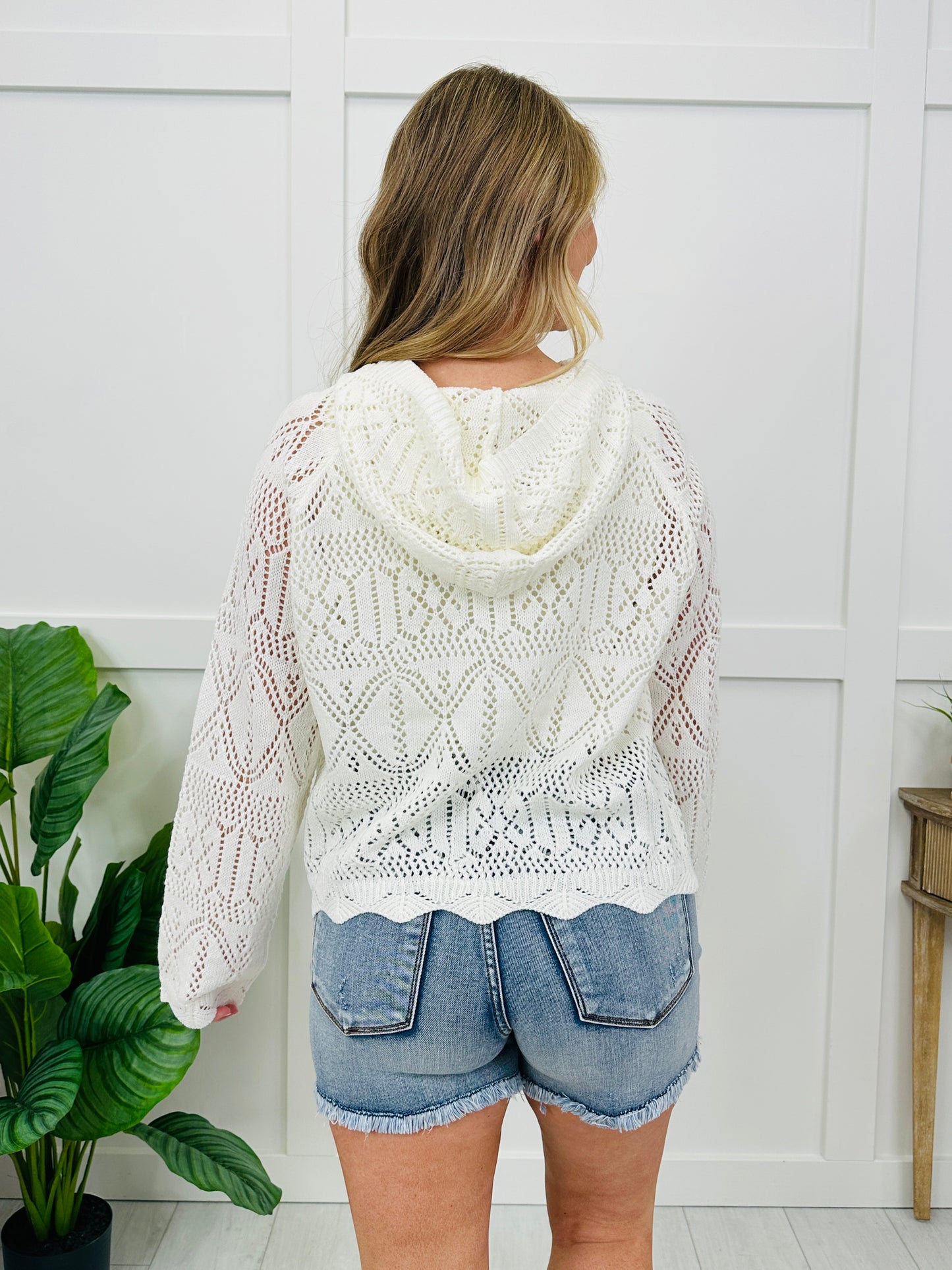 Ivory Wave Knit Top