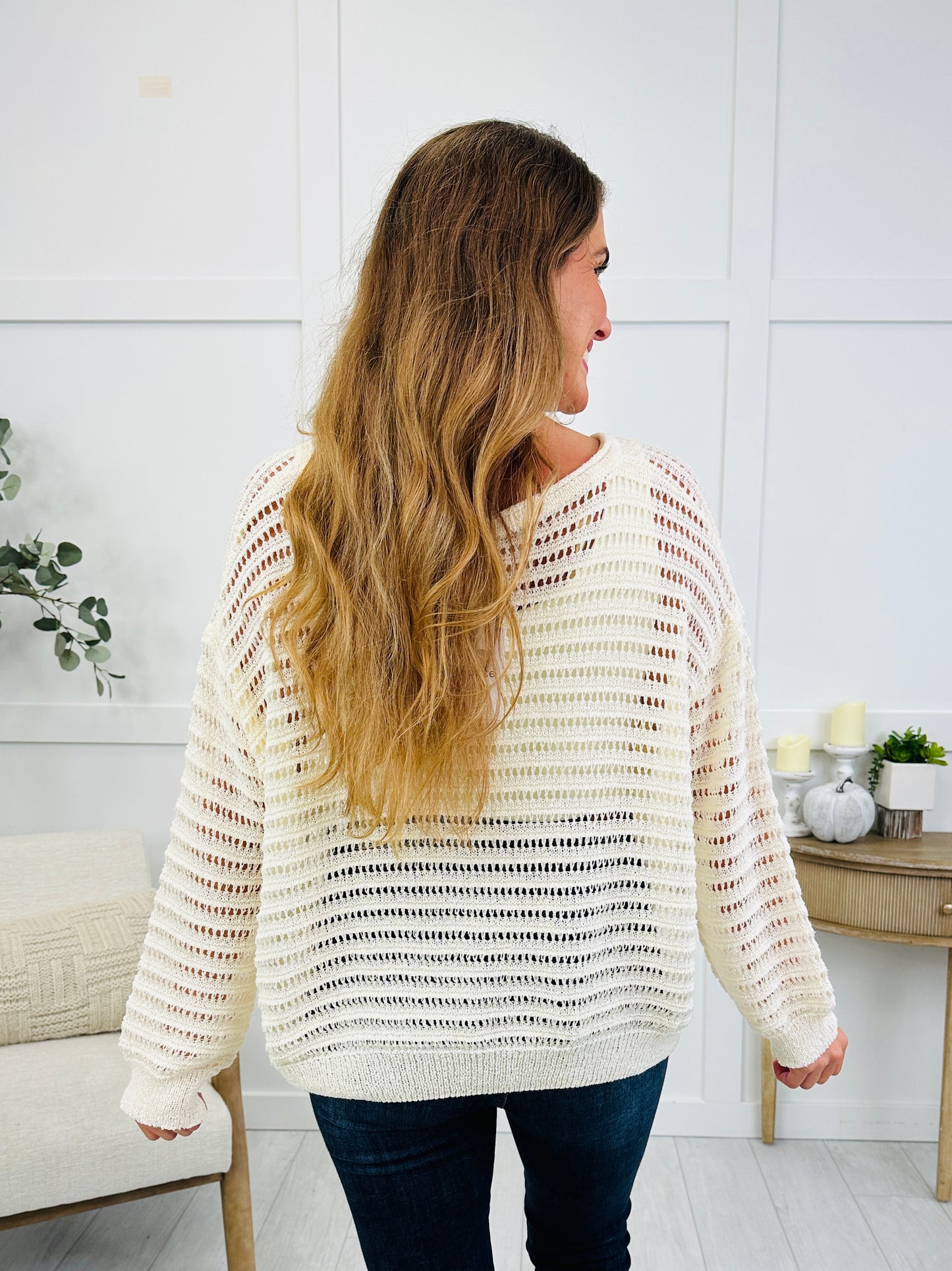 Catch That Breeze Top In Ivory
