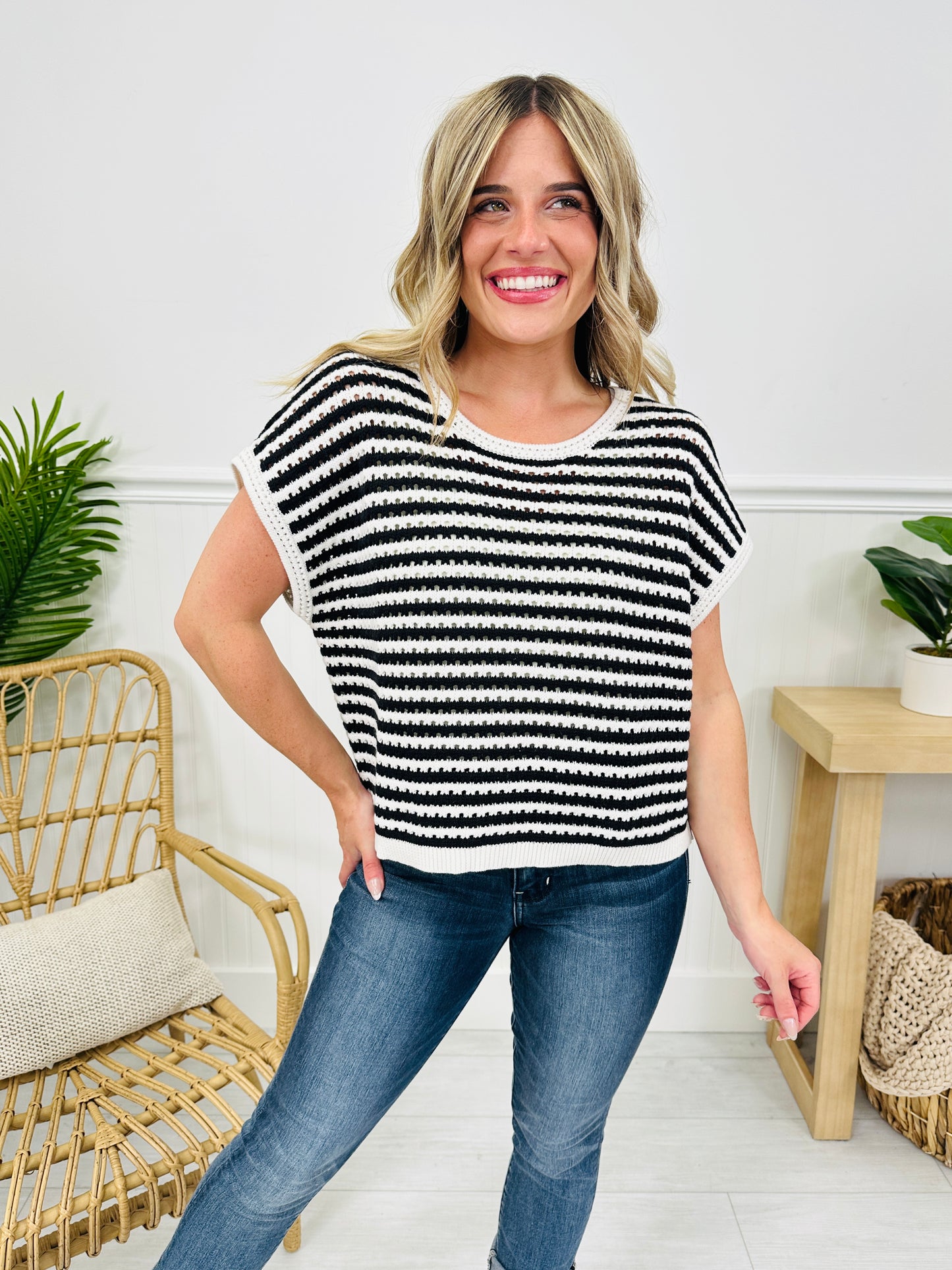 Show Your Stripes Knit Top-- Multiple Colors!