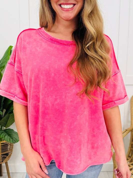 Washed in the Moment Top In Multiple Colors
