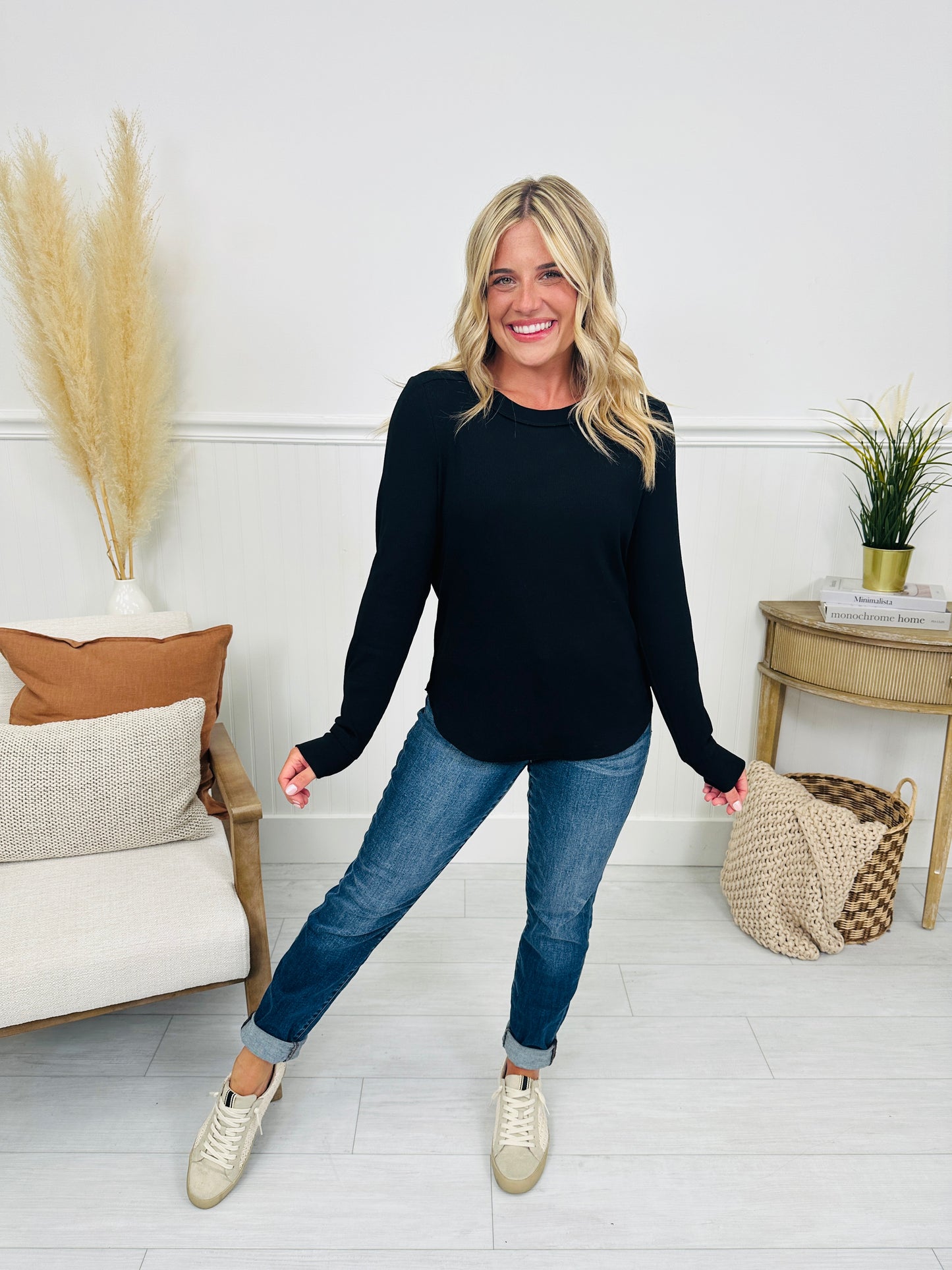 Everyday Essential Long Sleeve Top- Multiple Colors!