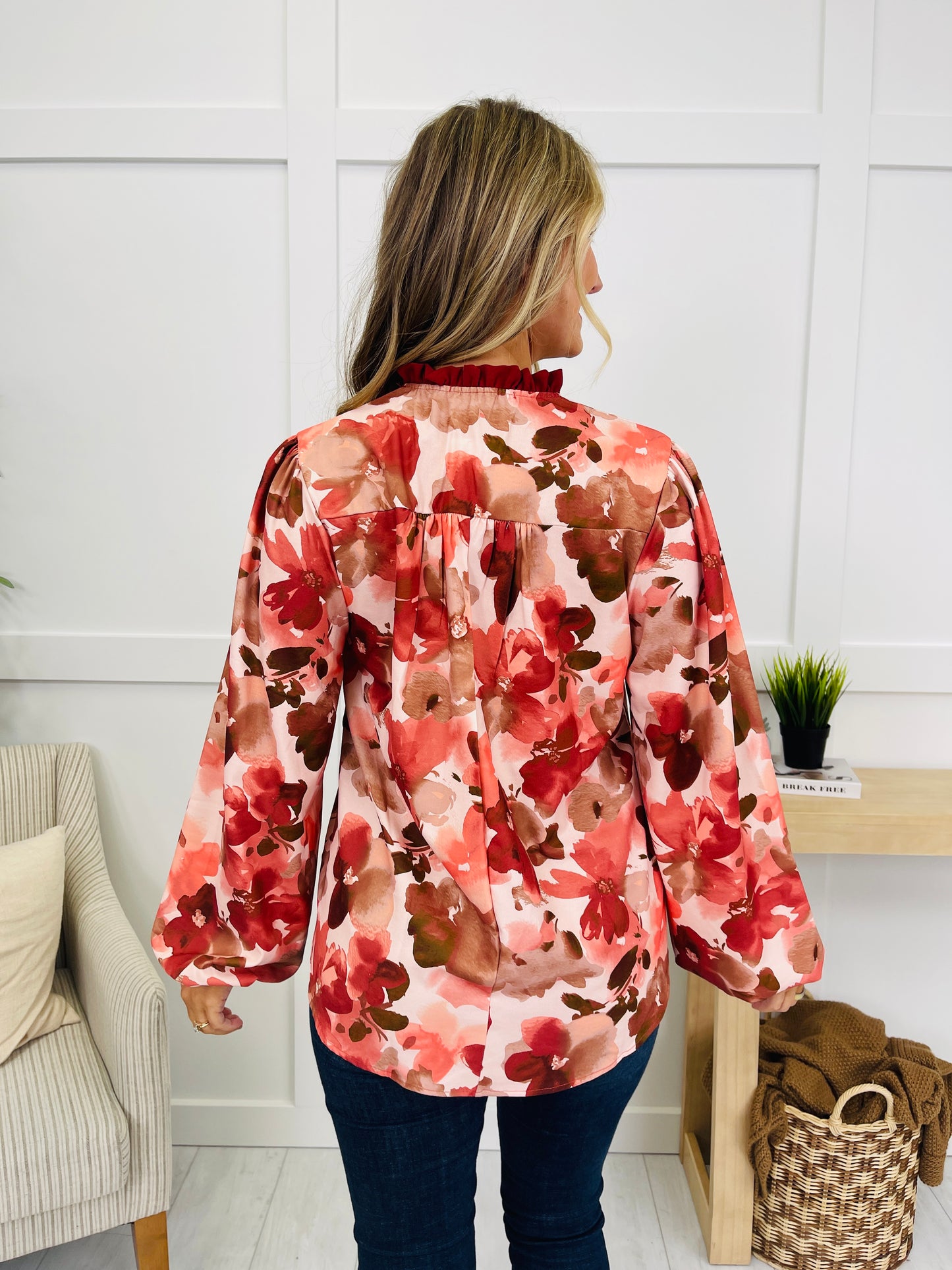 Frosted Blossoms Top