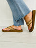 Island Glow Flip Flops In Tan