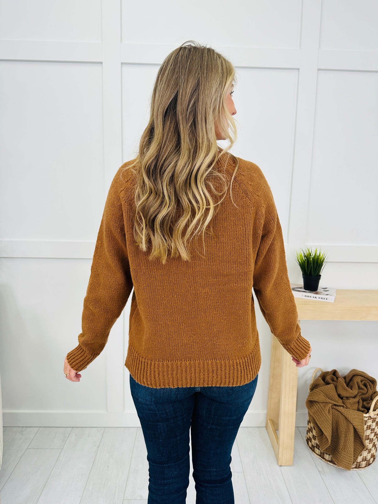 Rustic Blossom Sweater
