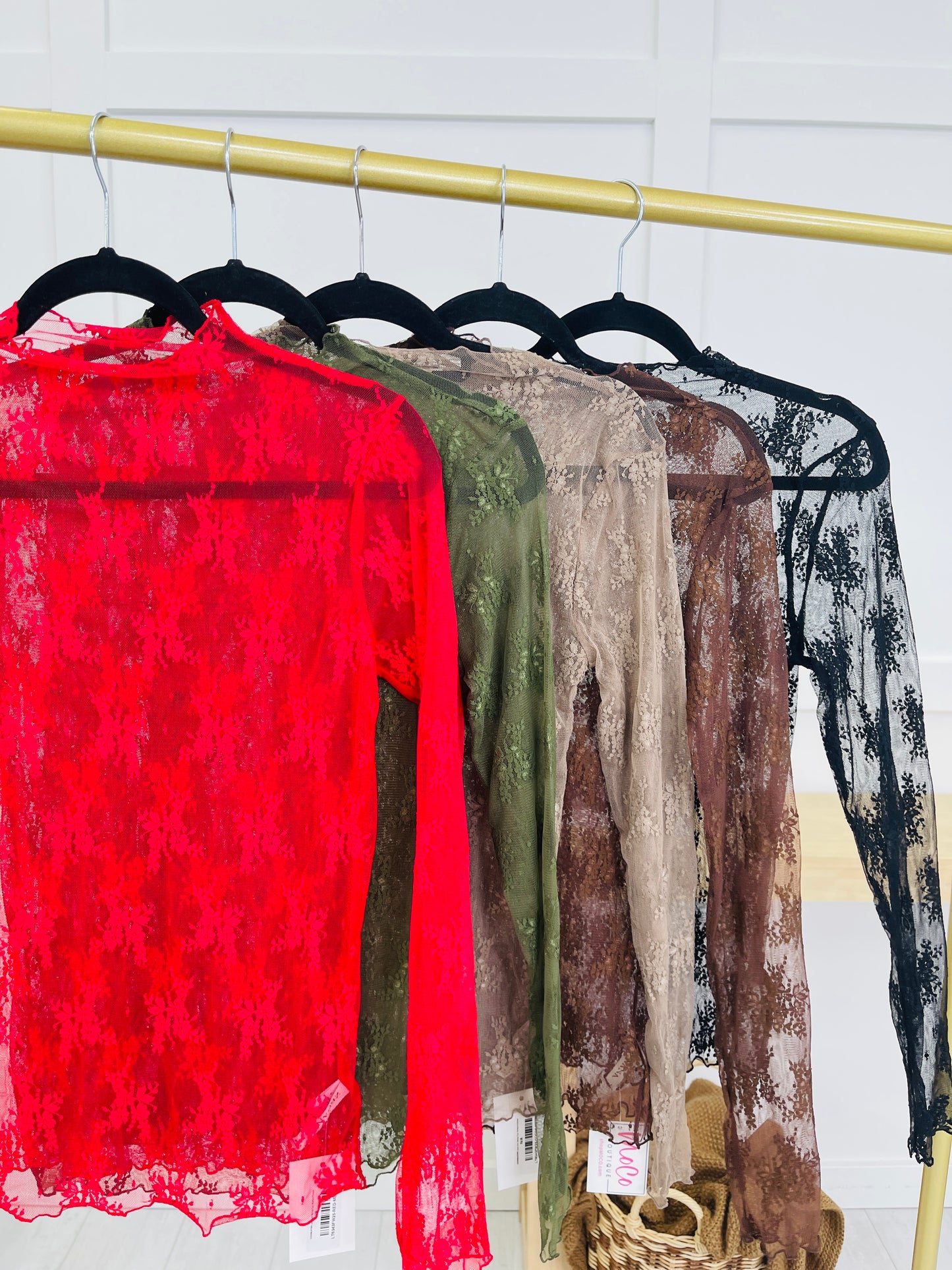 Lace And Charm Top- Multiple Colors!