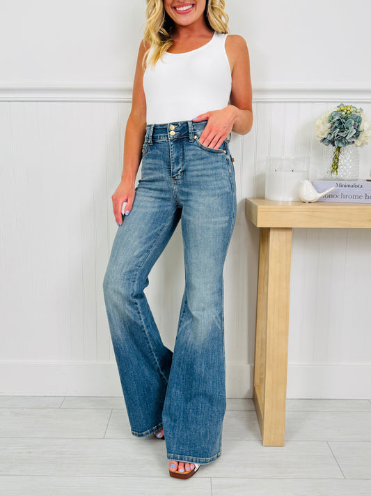 Judy Blue Flare To Remember Tummy Control Flare Jeans