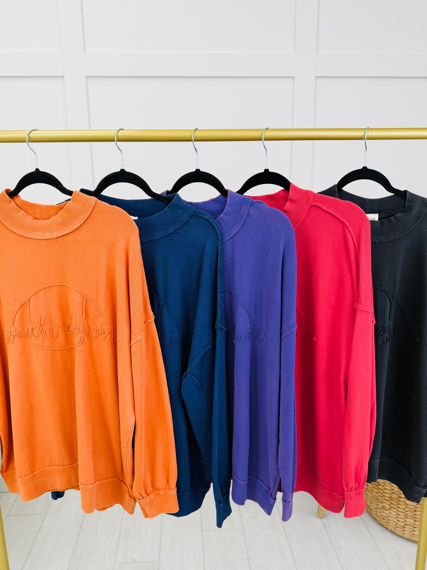 Touchdown Days Sweatshirt In Multiple Colors