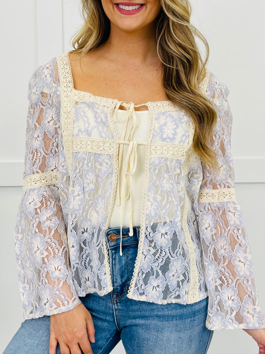 Whispering Willow Top in Periwinkle