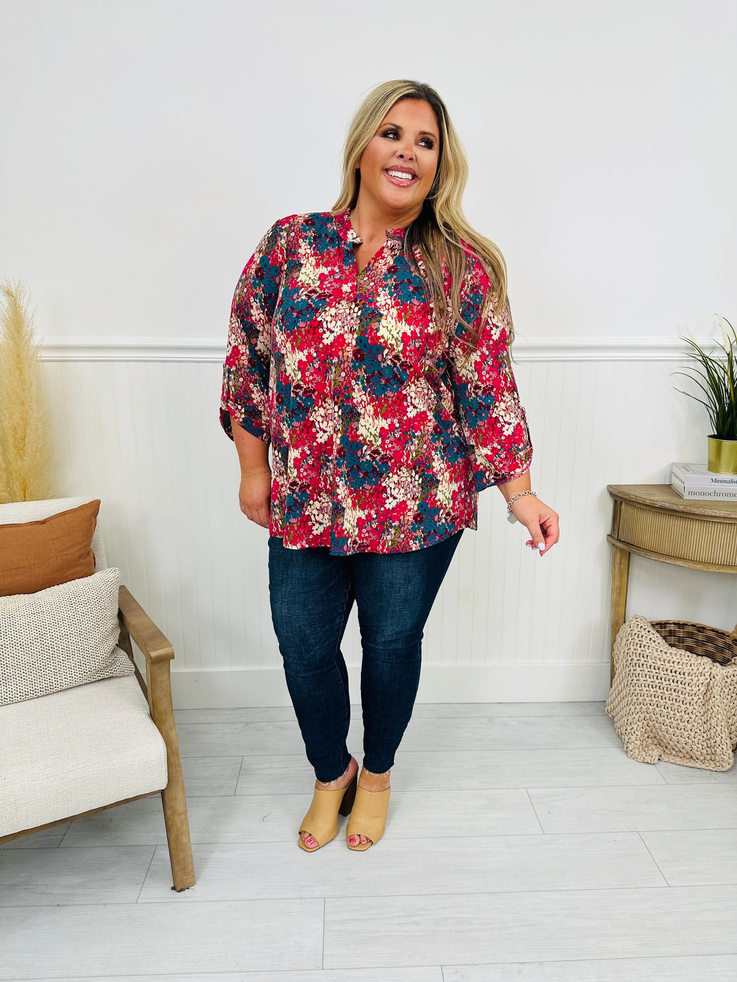 Fall Into You Top in Wine