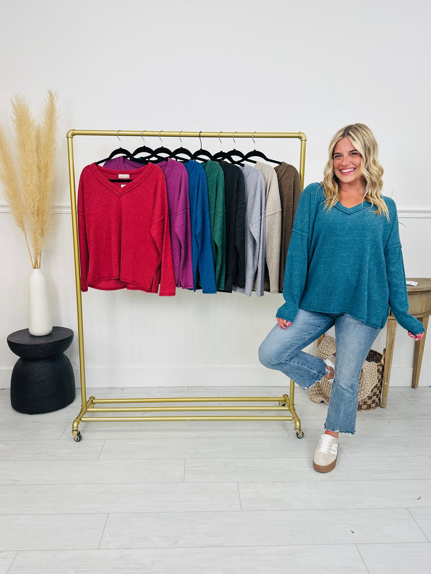 Stay Cozy Top- Multiple Colors!