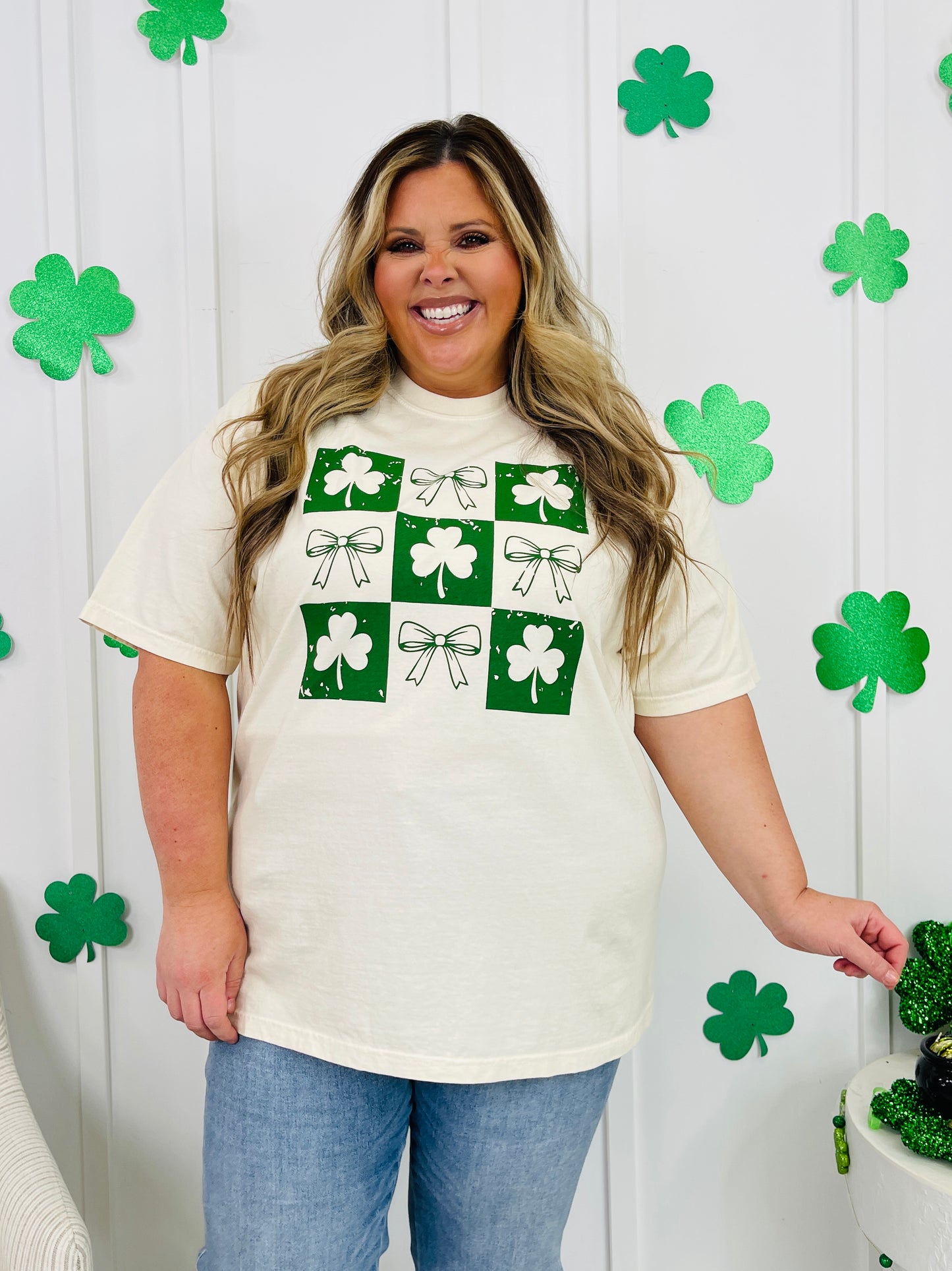 Bows and Clovers Graphic Tee