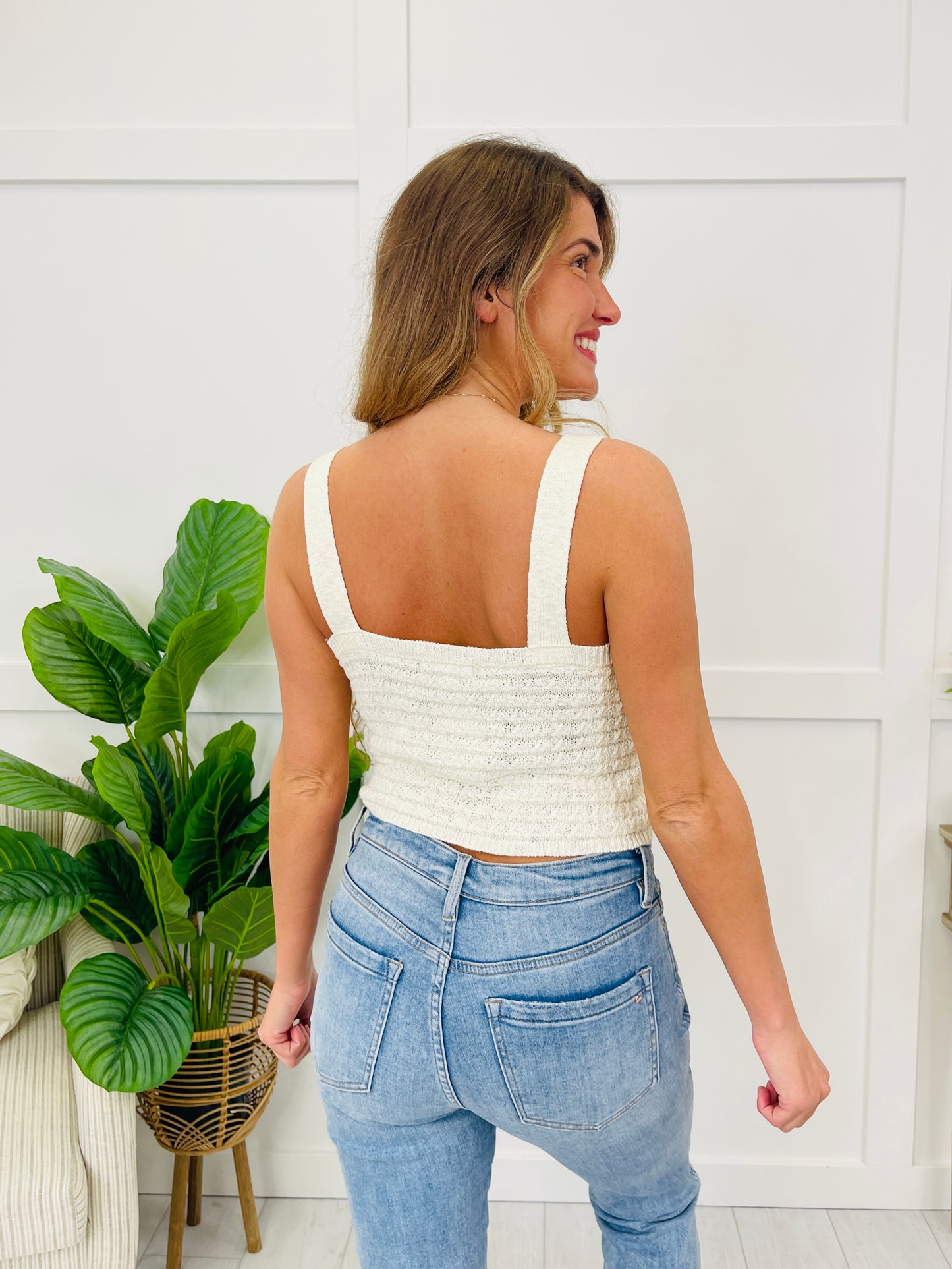 Softly Tied Knit Tank Top