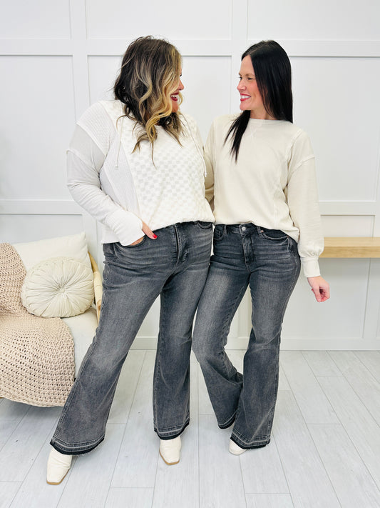 Judy Blue Midnight Moves Tummy Control Flare Jeans