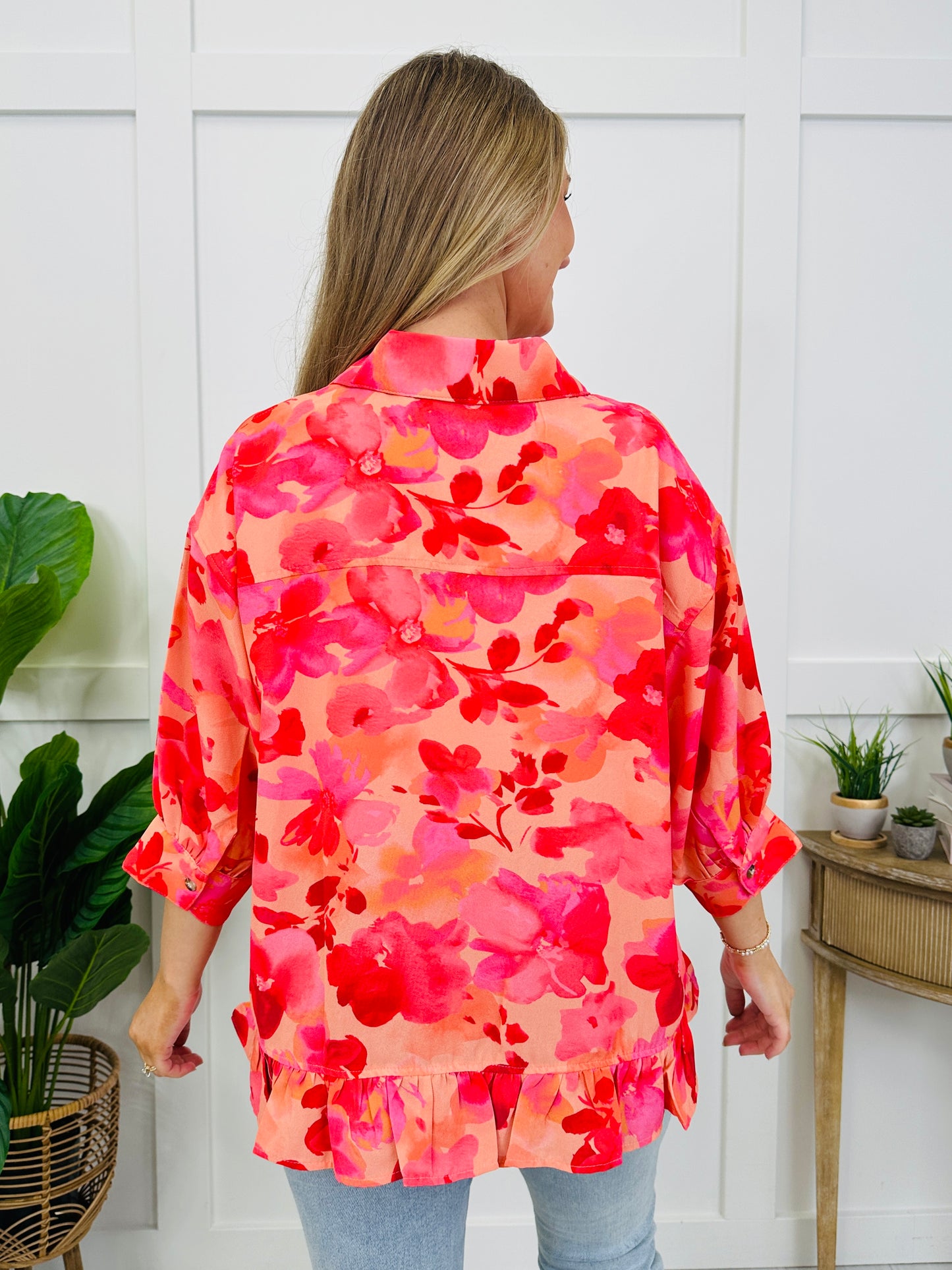 Painted in Peony Top