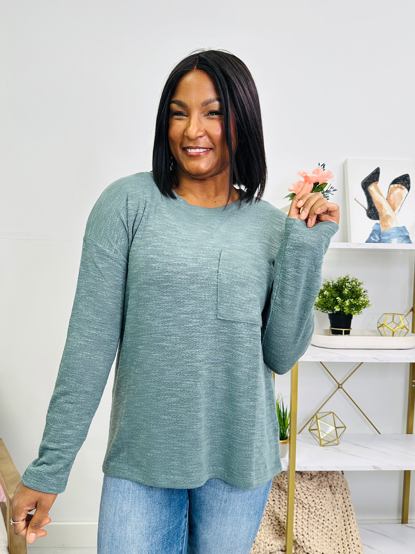 A Quiet Kind of Cozy Top In Multiple Colors