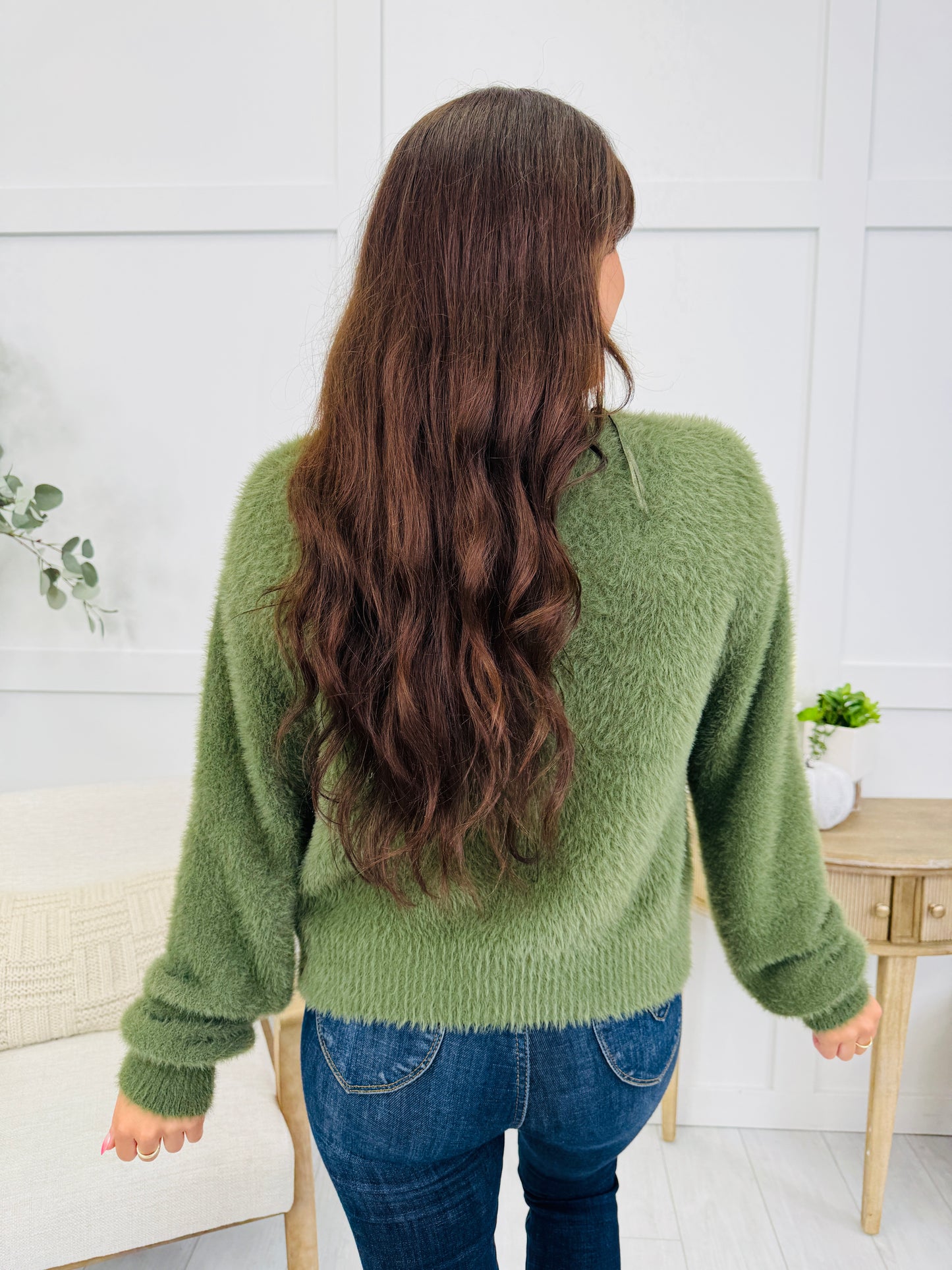 Hold Me Softly Cardigan in Olive