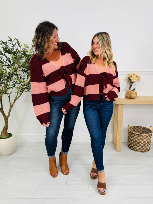 Burgundy Bliss Cardigan