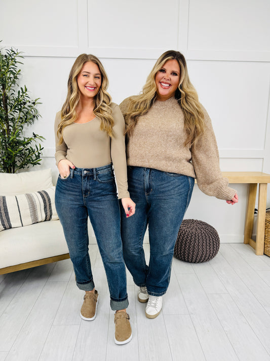 Judy Blue Straight to Style Rigid Magic Straight Leg Jeans