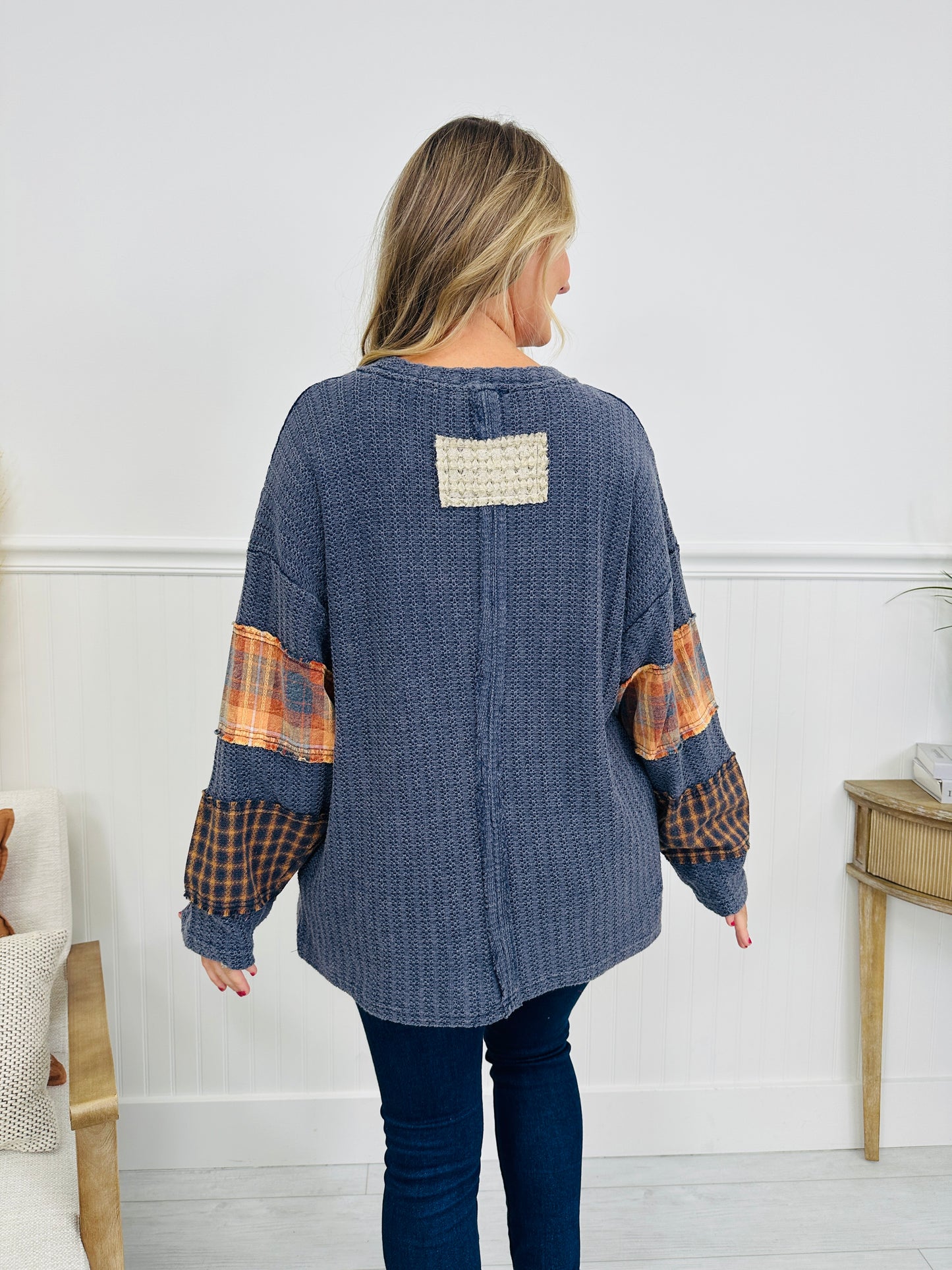 Peaceful Kind Of Love Top in Blue