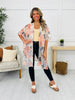 True Wishes Kimono In Coral Combo