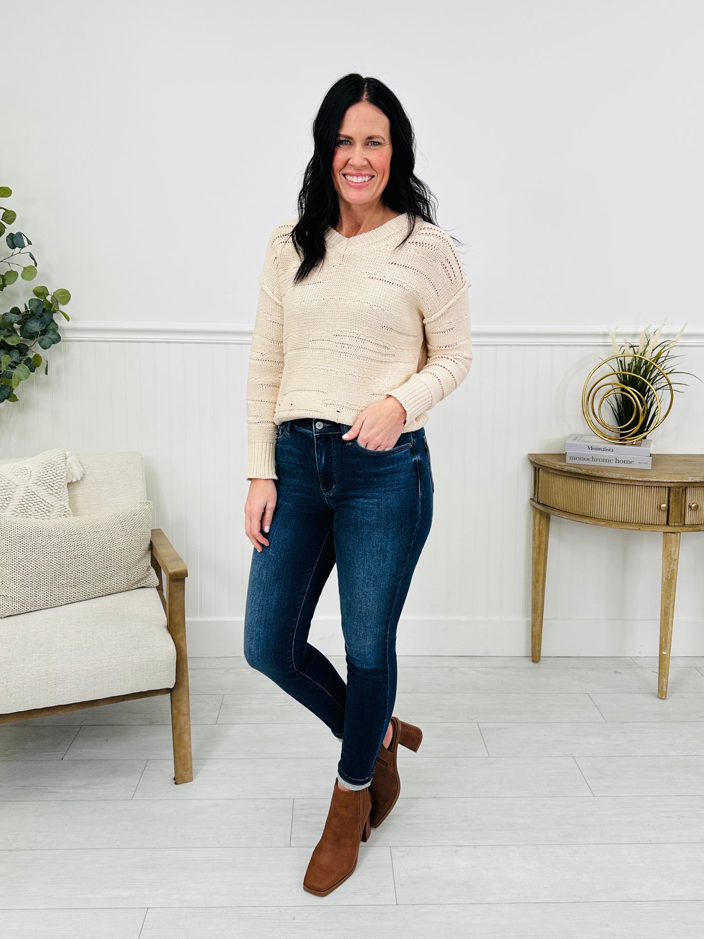 Judy Blue Keep Me Cozy Thermal Skinny Jeans