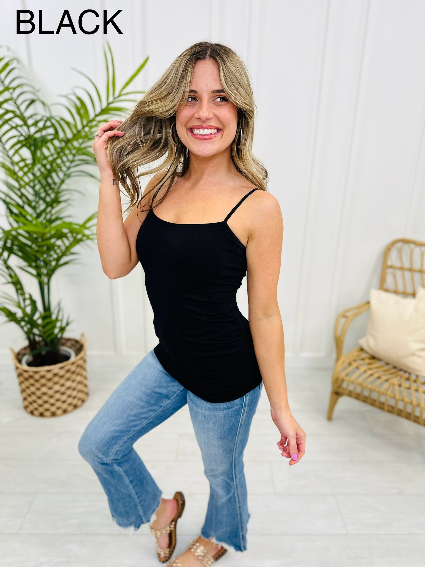 Shapewear Tank With Spaghetti Straps - Multiple Colors!