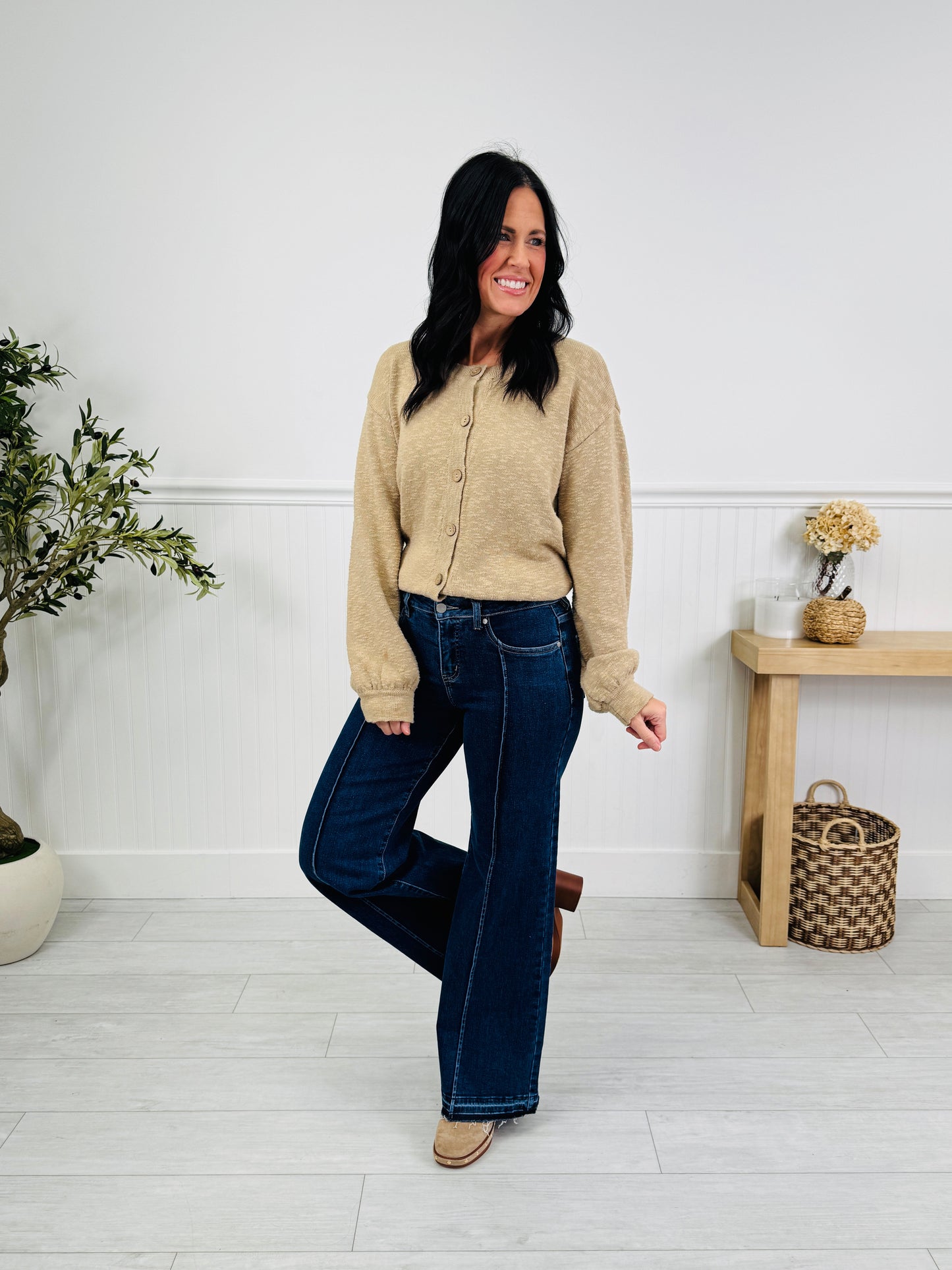 Seam To Impress Tummy Control Retro Wide Leg Jeans