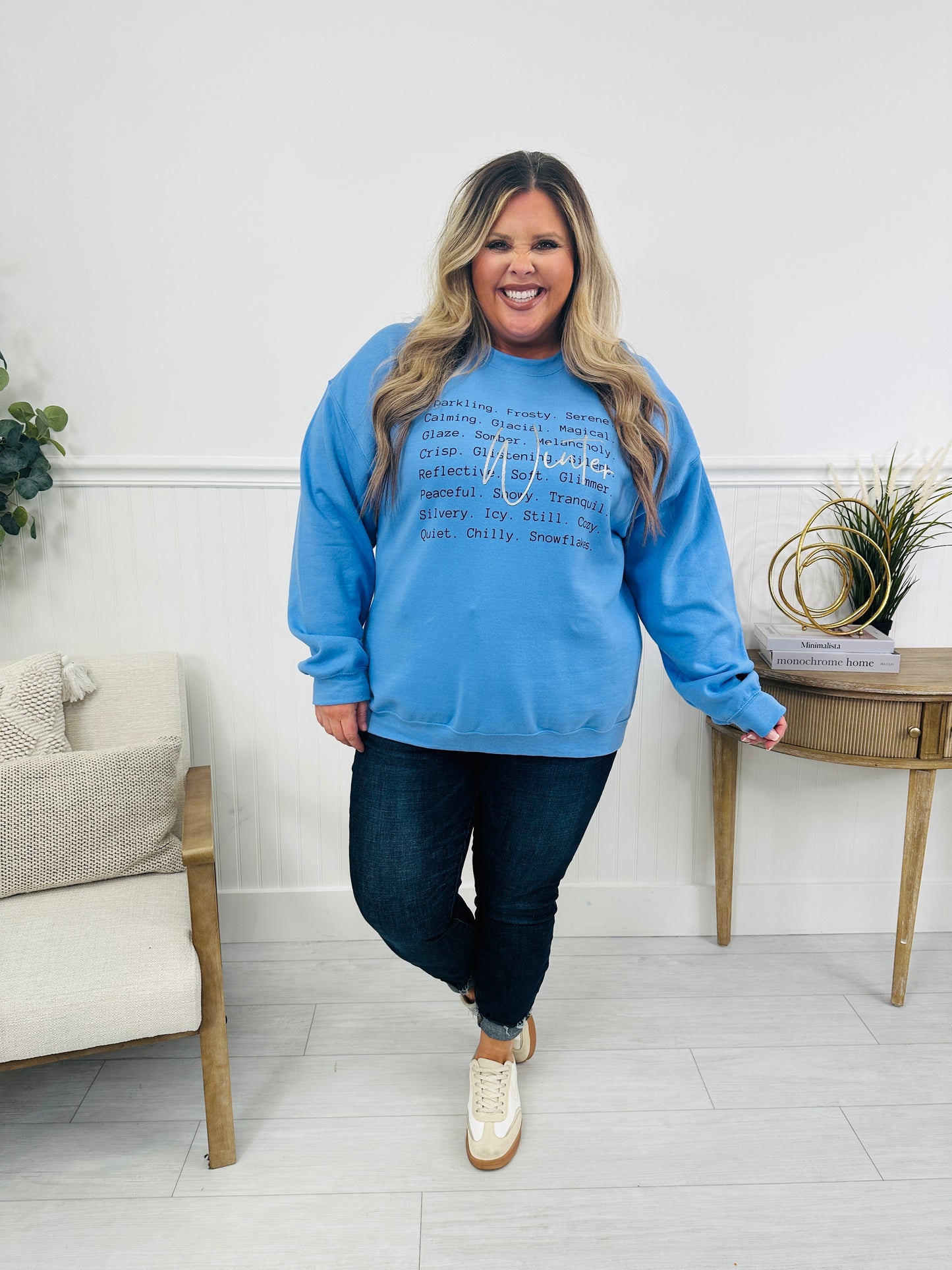 All Things Winter Graphic Crewneck Sweatshirt