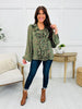 Rust & Ruffles Top In Olive
